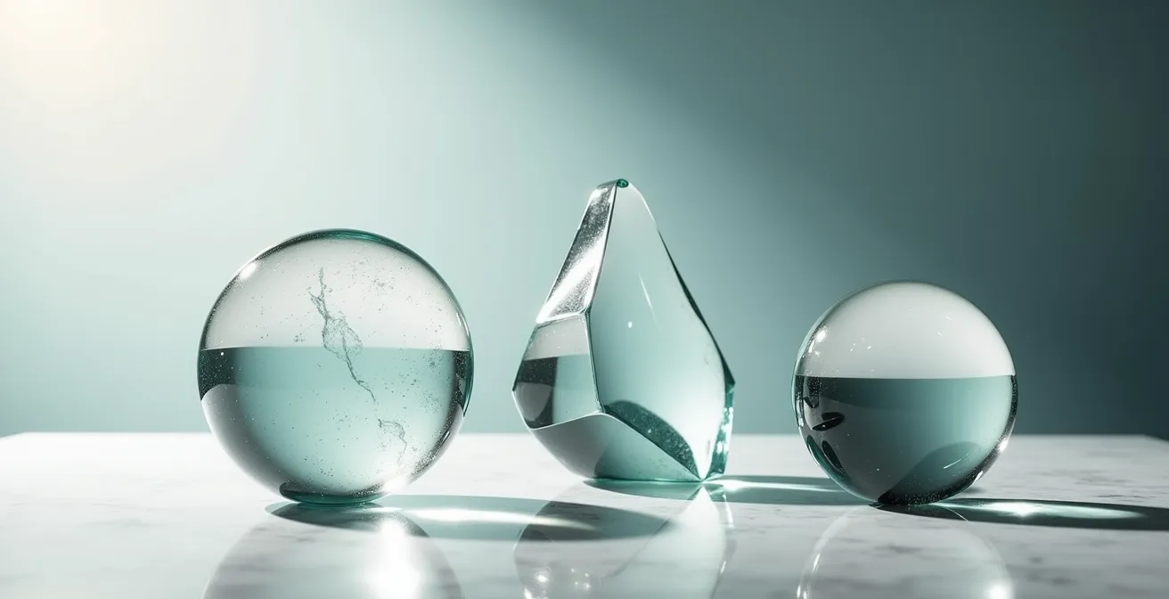 Abstract visualization of cash flow patterns with geometric shapes representing different innovation strategies