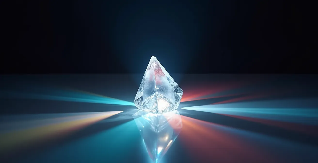 Visual representation of content being broken down from one source into multiple formats